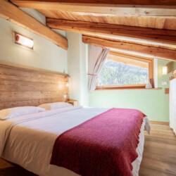 baita Piemonte camera da letto Sagna Rotonda