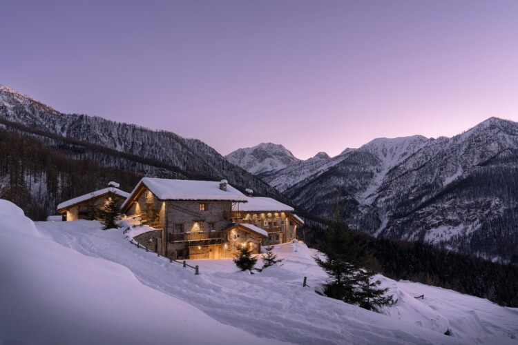 inverno baita Piemonte affitto Sagna Rotonda