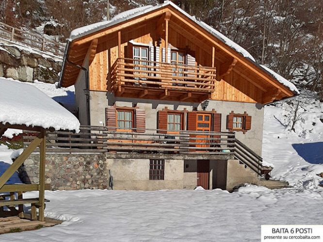 baita inverno Trentino Lagorai in affitto