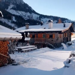 inverno baita in affitto Val di Fiemme