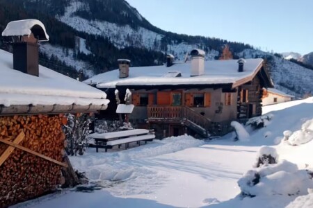 inverno baita in affitto Val di Fiemme