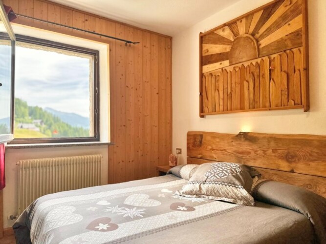 stanza da letto Val di Sole baita Bertolini