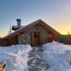 baita inverno Lavarone Trentino