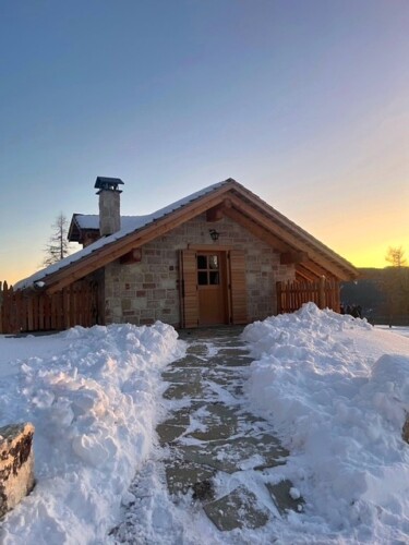 baita inverno Lavarone Trentino