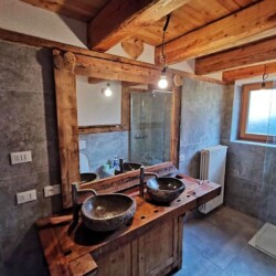 bagno di lusso baita Samona