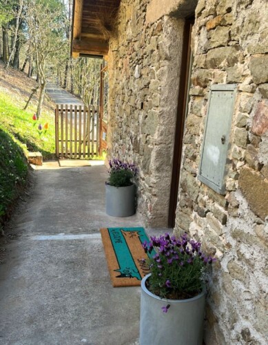 entrata baita Lovely House Trentino