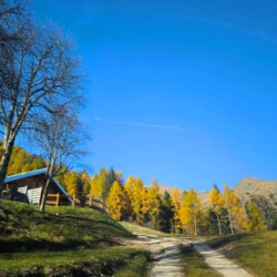 strada per arrivare baita Samona