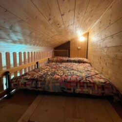 soppalco con letto matrimoniale