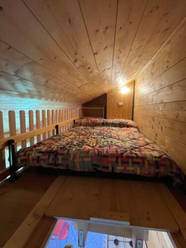 soppalco con letto matrimoniale
