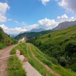 strada per arrivare alla Baita De Ca' Noe
