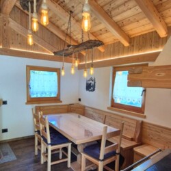 sala da pranzo baita Jamon Caderzone Terme